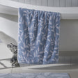Sandringham Jacquard Leaf 550gsm Towel - Blue