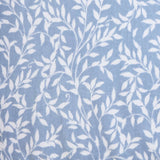 Sandringham Jacquard Leaf 550gsm Towel - Blue - Sandringham Towels In Pale Blue 3