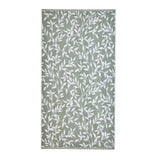 Sandringham Jacquard Leaf 550gsm Towel - Sage - Sandringham Towels In Sage 4