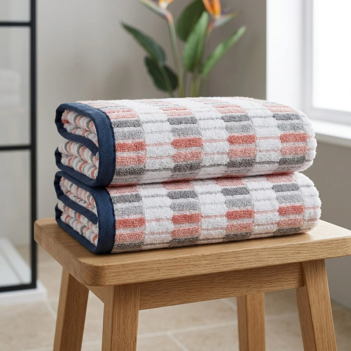 Santa Cruz 500gsm Blush 100% Cotton Towels-4