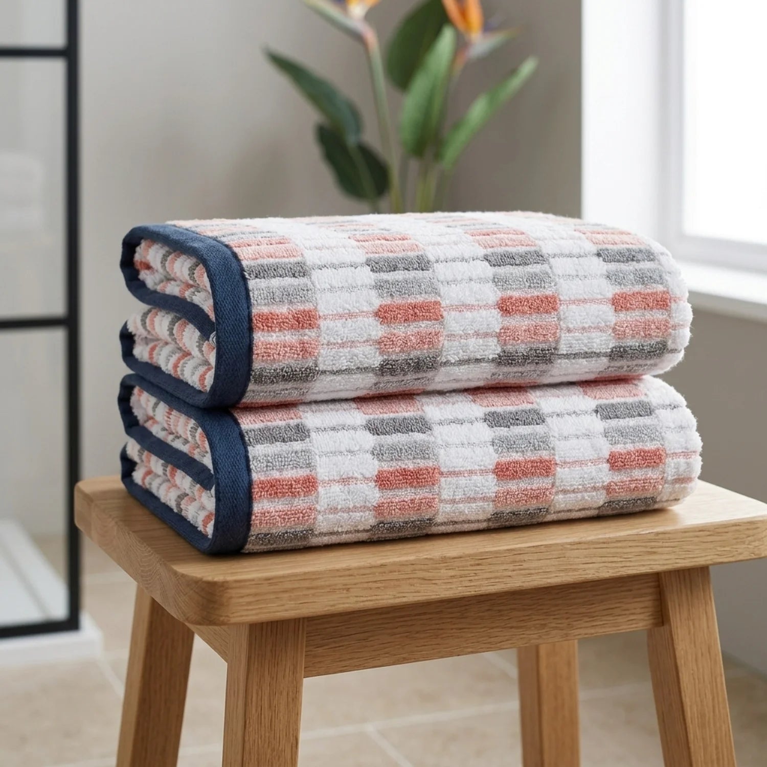 Santa Cruz 500gsm Blush 100% Cotton Towels-4