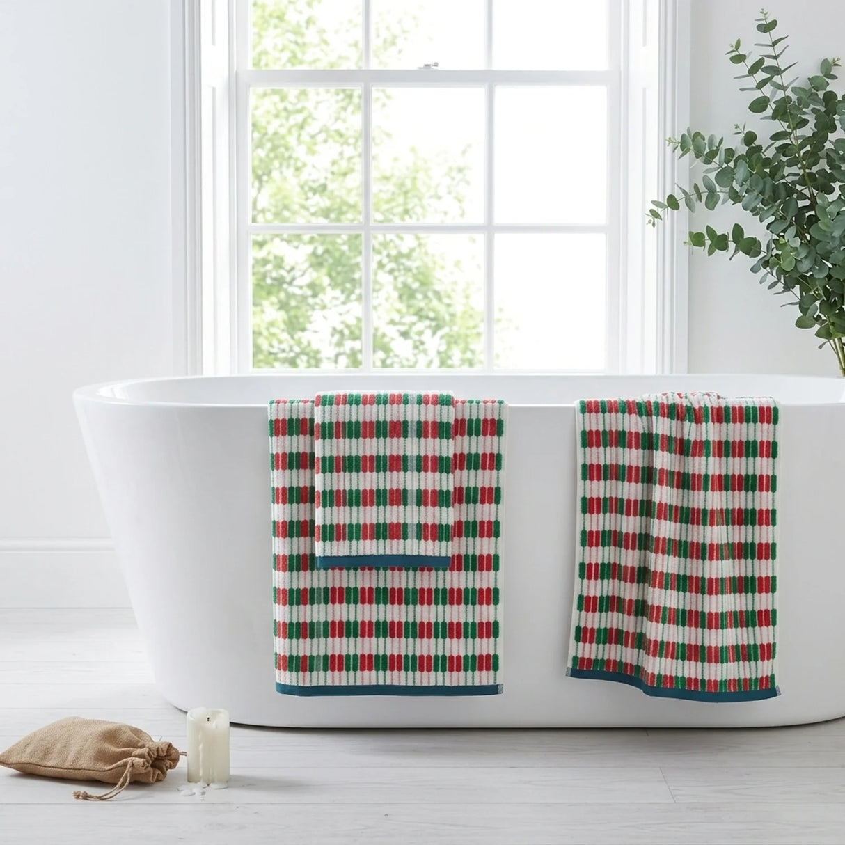 Santa Cruz 500gsm Multicolour 100% Cotton Towels-1