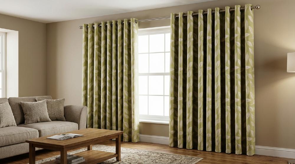 Sardinia Made to Measure Curtains Green