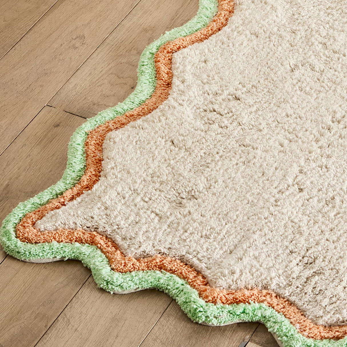 Scallop Absorbent Bath Mat 50 x 80cm - Scallop Bath Mat In Multi 50 X 80Cm - Default Title 3