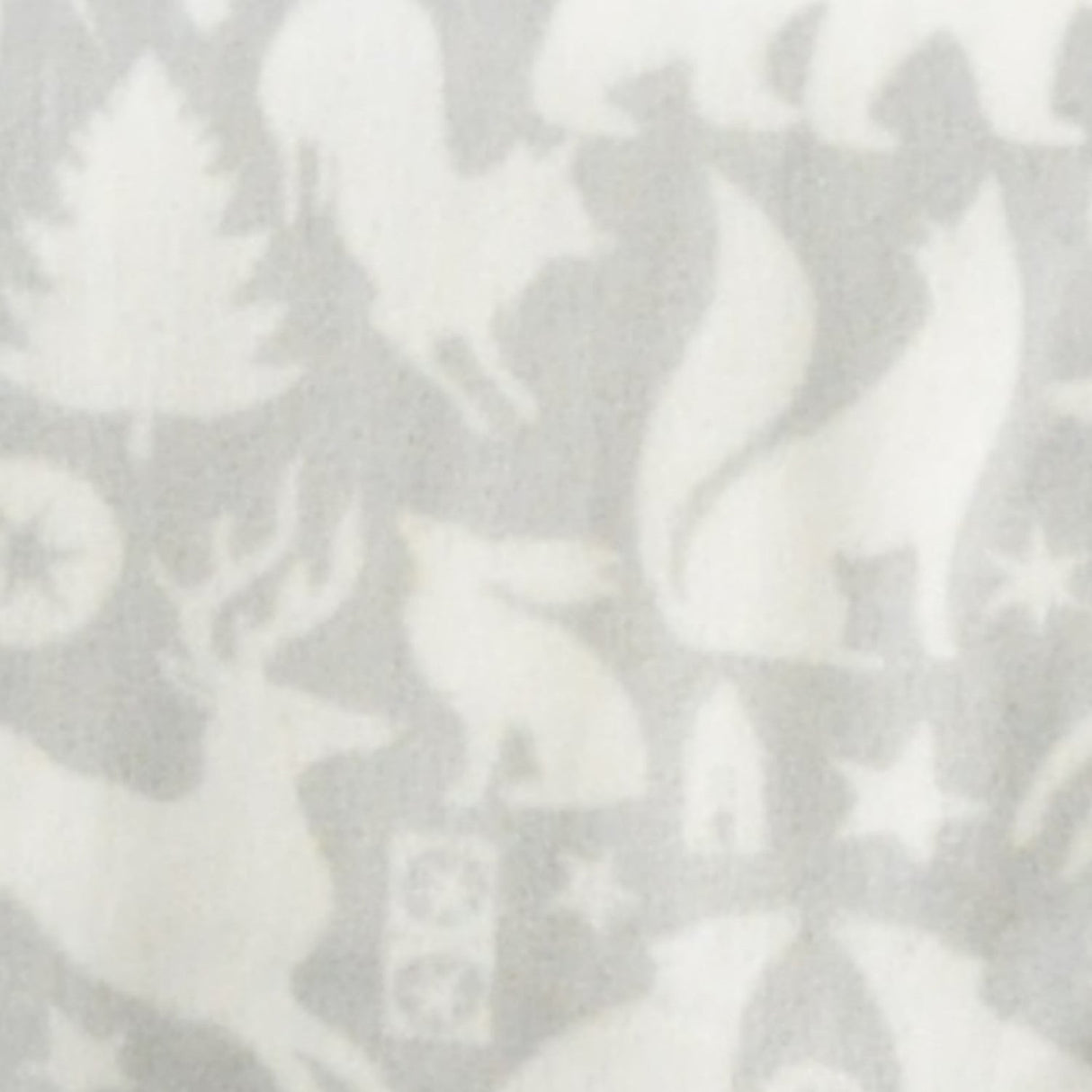 Snug Scandi Animals Cosy Fleece Throw – Grey – 120cm x 150cm - Scandi Animals Throw In Grey 120 X 150Cm 2