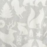 Snug Scandi Animals Cosy Fleece Throw – Grey – 120cm x 150cm - Scandi Animals Throw In Grey 120 X 150Cm 2