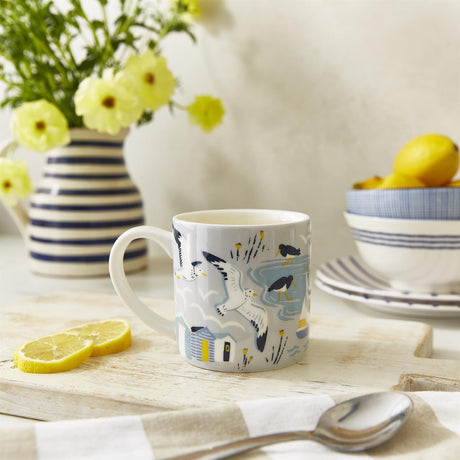 Ulster Weavers Seashore Bone China Mug - Seashore Bone China Mug In Blue 2