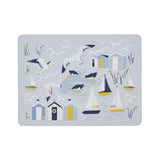 Ulster Weavers Seashore Cotton Textiles Placemat 4 Pack - Seashore Placemat 4 Pack In Blue 2