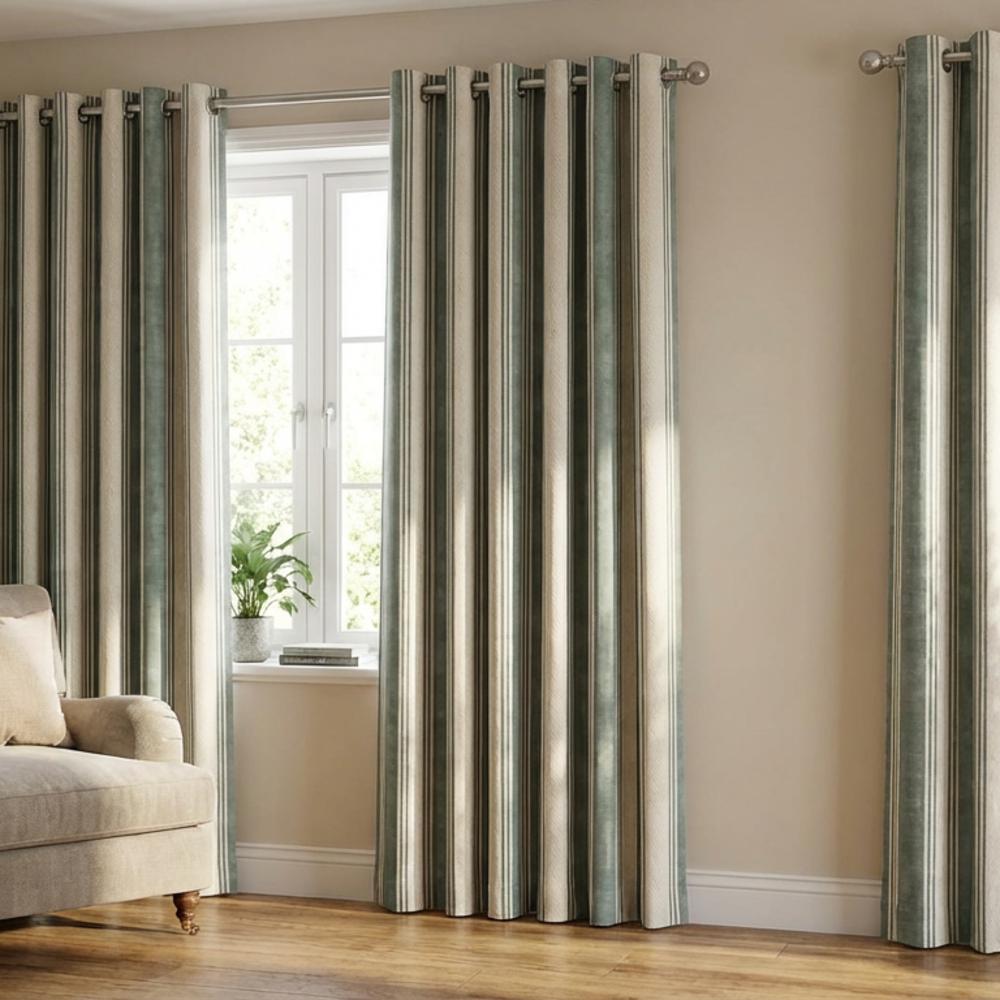 Selva Made to Measure Curtains Duck Egg