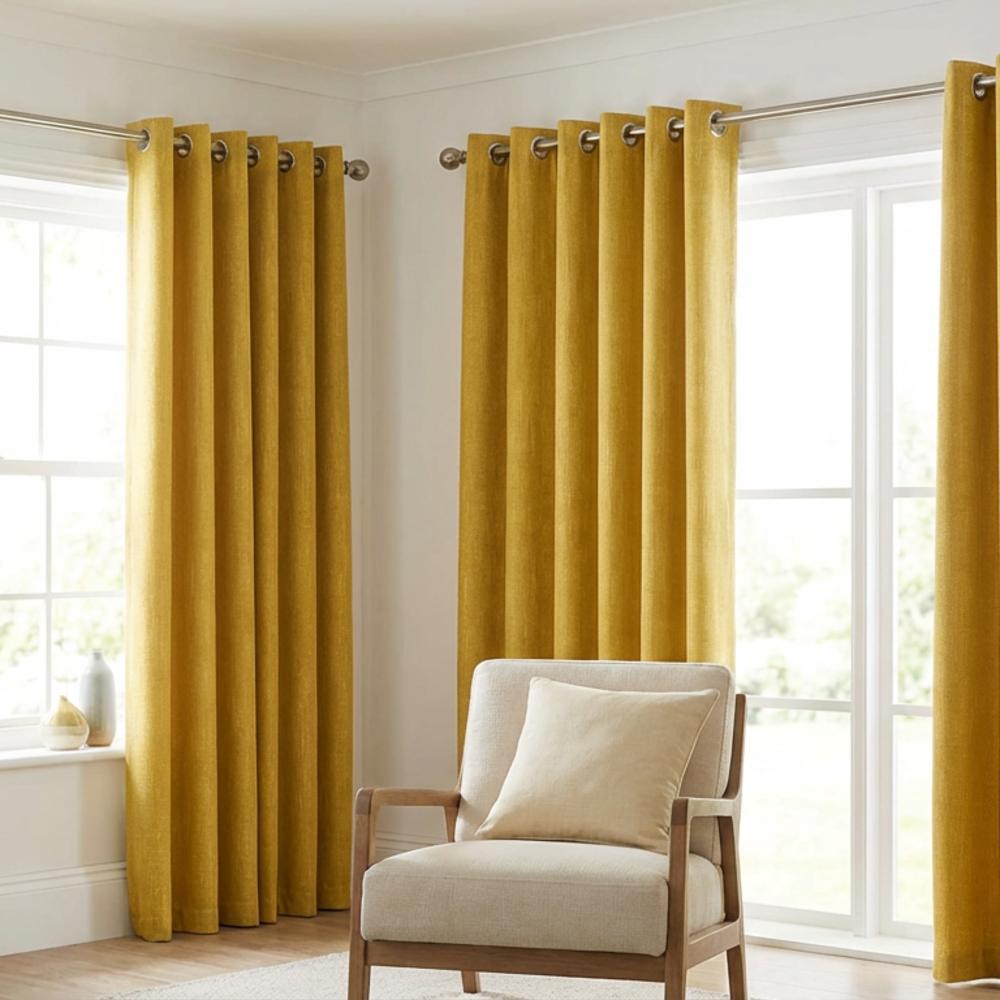 Sevilla Made to Measure Curtains Flaxen