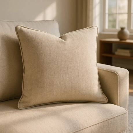 Sevilla Woven Cushion Cover Made to Order by Style Furnishings