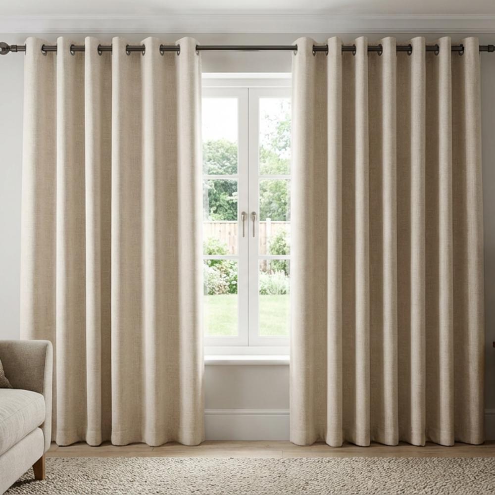 Shanghai Made to Measure Curtains Natural