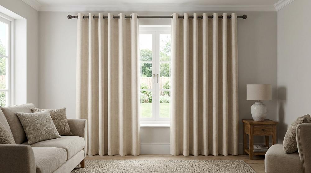 Shanghai Made to Measure Curtains Natural 3