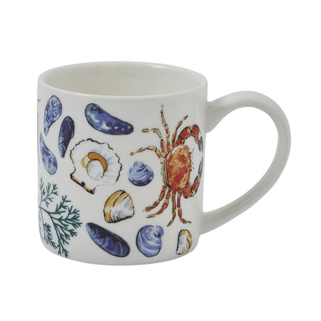 Ulster Weavers Shellfish Bone China Mug - Shellfish Bone China Mug In Green 2