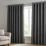 Sicily Made to Measure Curtains Black