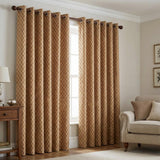 Sicily Made to Measure Curtains Chocolate