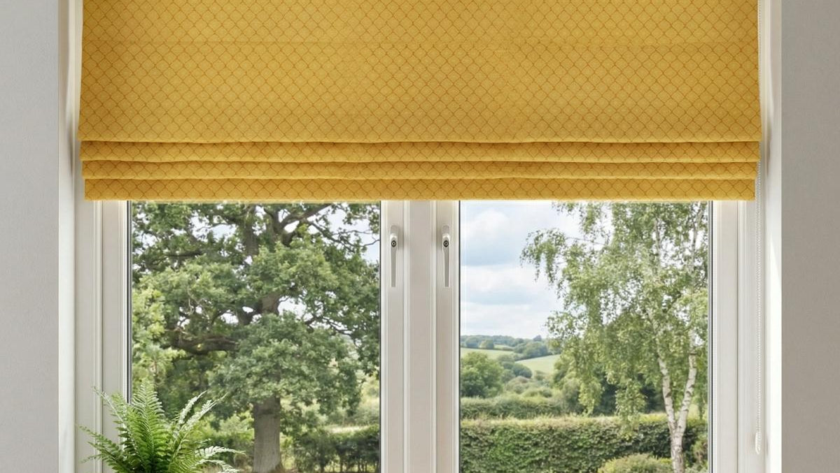 Sicily Made to Measure Roman Blind Gold