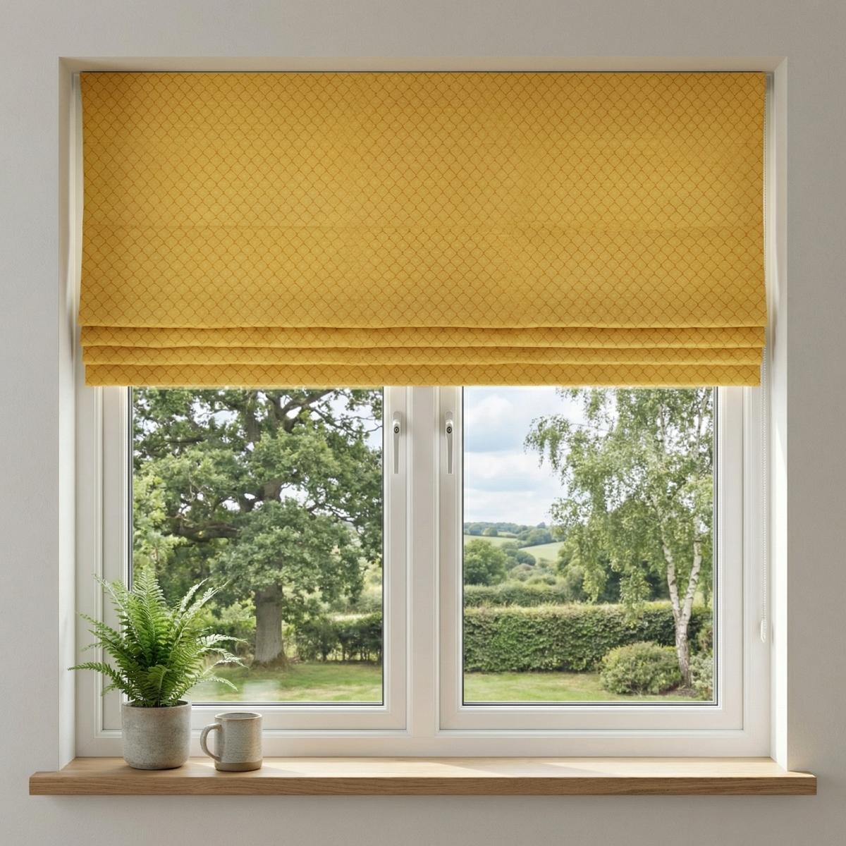 Sicily Made to Measure Roman Blind Gold