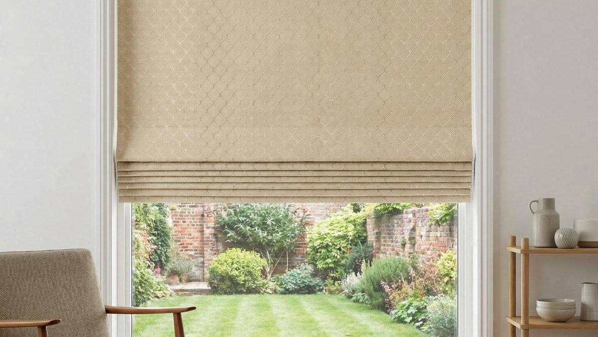 Sicily Made to Measure Roman Blind Silk