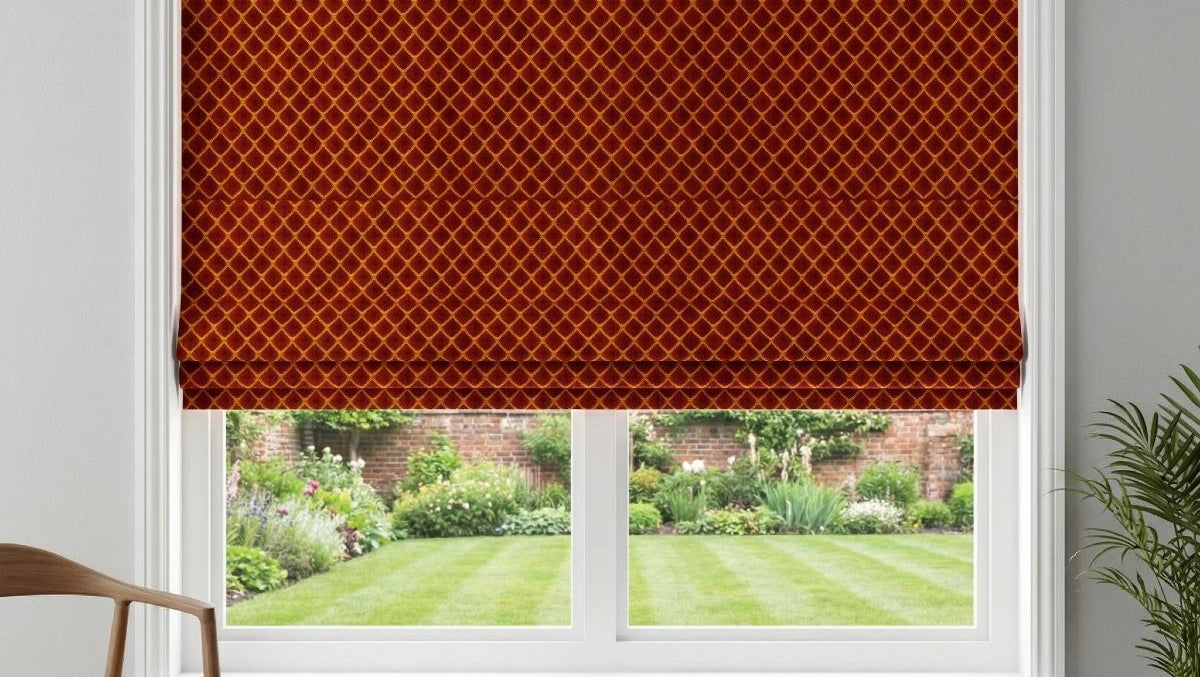 Sicily Made to Measure Roman Blind Wine