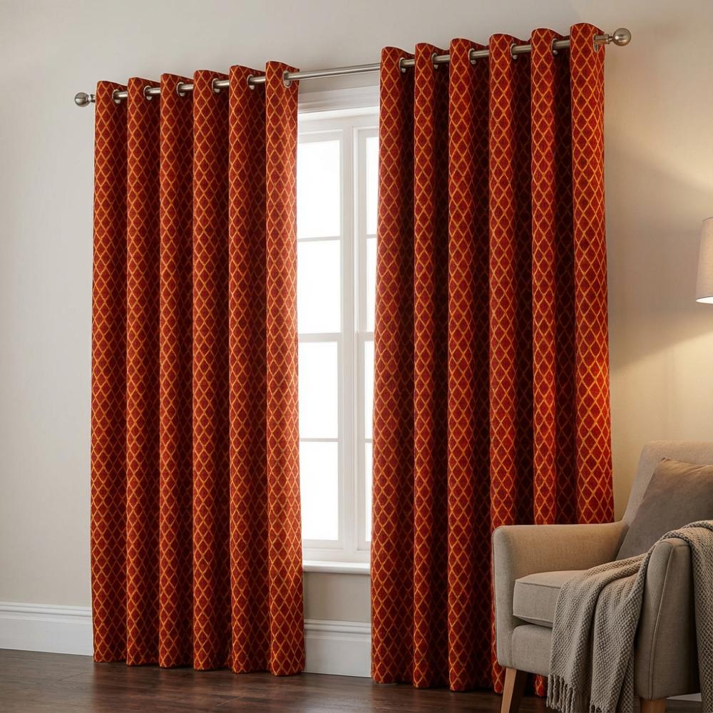 Sicily Made to Measure Curtains Wine