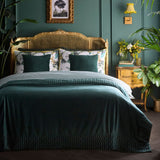 Laurence Llewelyn-Bowen Siena Luxury Bedspread 150cm x 220cm - Siena Bedspread In Bottle Green 150 X 220Cm 3