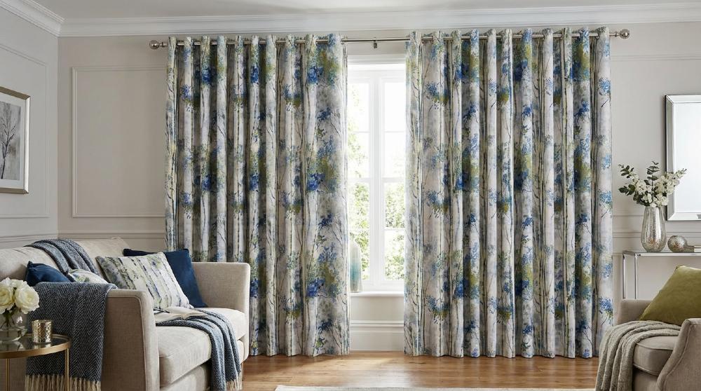 Silver ­Birch Made to Measure Curtains Larkspur