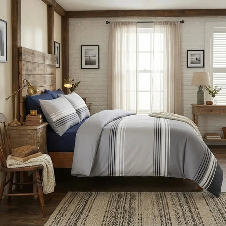 So Soft Chicago Grey Duvet Cover Bedding Set-5