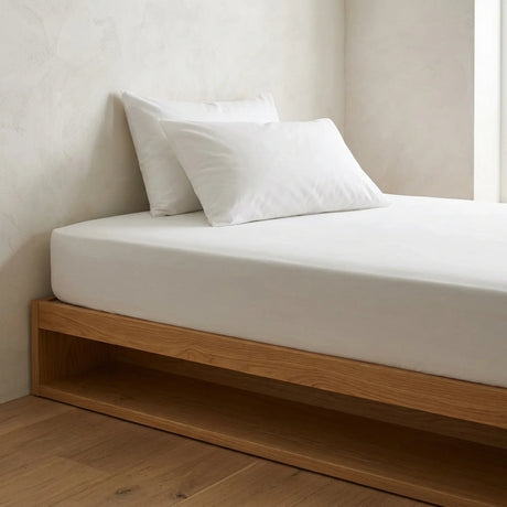 So Soft Microfibre Cream Fitted Sheet 30cm Deep-1