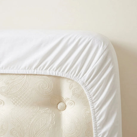 So Soft Microfibre Cream Fitted Sheet 30cm Deep-2
