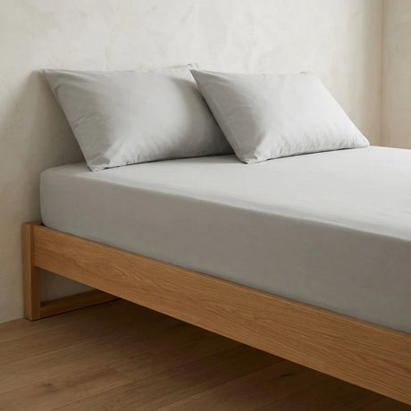 So Soft Microfibre Grey Fitted Sheet 30cm Deep-1