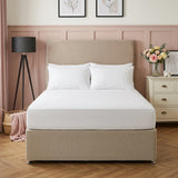 So Soft Microfibre White Fitted Sheet 30cm Deep-4