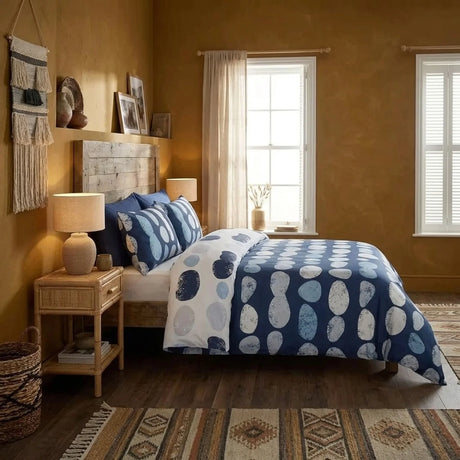 So Soft Truro Blue Duvet Cover Bedding Set-4