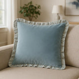 Solene Ruffle Cushion Cover / Filled Cushion 18" x 18" (45cm x 45cm) by Wylder