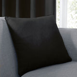 Sorbonne Cotton Cushion Cover 43cm x 43cm (17" x 17") - Black