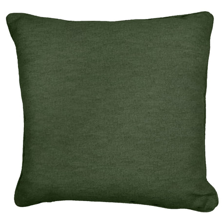 Sorbonne Cotton Cushion Cover 43cm x 43cm (17" x 17") - Bottle Green