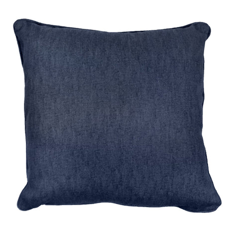 Sorbonne Cotton Cushion Cover 43cm x 43cm (17" x 17") - Navy
