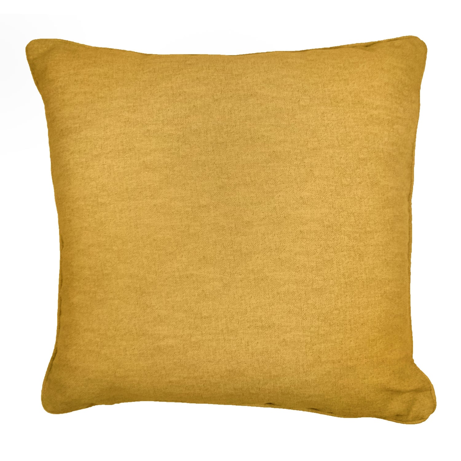 Sorbonne Cotton Cushion Cover 43cm x 43cm (17" x 17") - Ochre