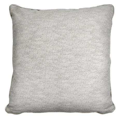 Sorbonne Cotton Cushion Cover 43cm x 43cm (17" x 17") - Silver