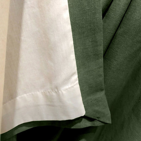 Sorbonne Cotton Lined Eyelet Curtains - Bottle Green Light Filtering - Sorbonne Eyelet Curtains In Bottle Green 4