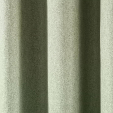 Sorbonne Cotton Lined Eyelet Curtains - Green Light Filtering - Sorbonne Eyelet Curtains In Green 2