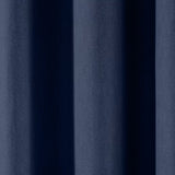 Sorbonne Cotton Lined Eyelet Curtains - Navy Light Filtering - Sorbonne Eyelet Curtains In Navy 2