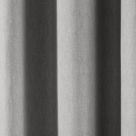 Sorbonne Cotton Lined Eyelet Curtains - Silver Light Filtering - Sorbonne Eyelet Curtains In Silver 2