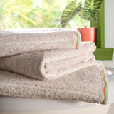 Speckle Rib 550 GSM Bathroom Towels - Natural - Speckle Rib Towels In Natural 3