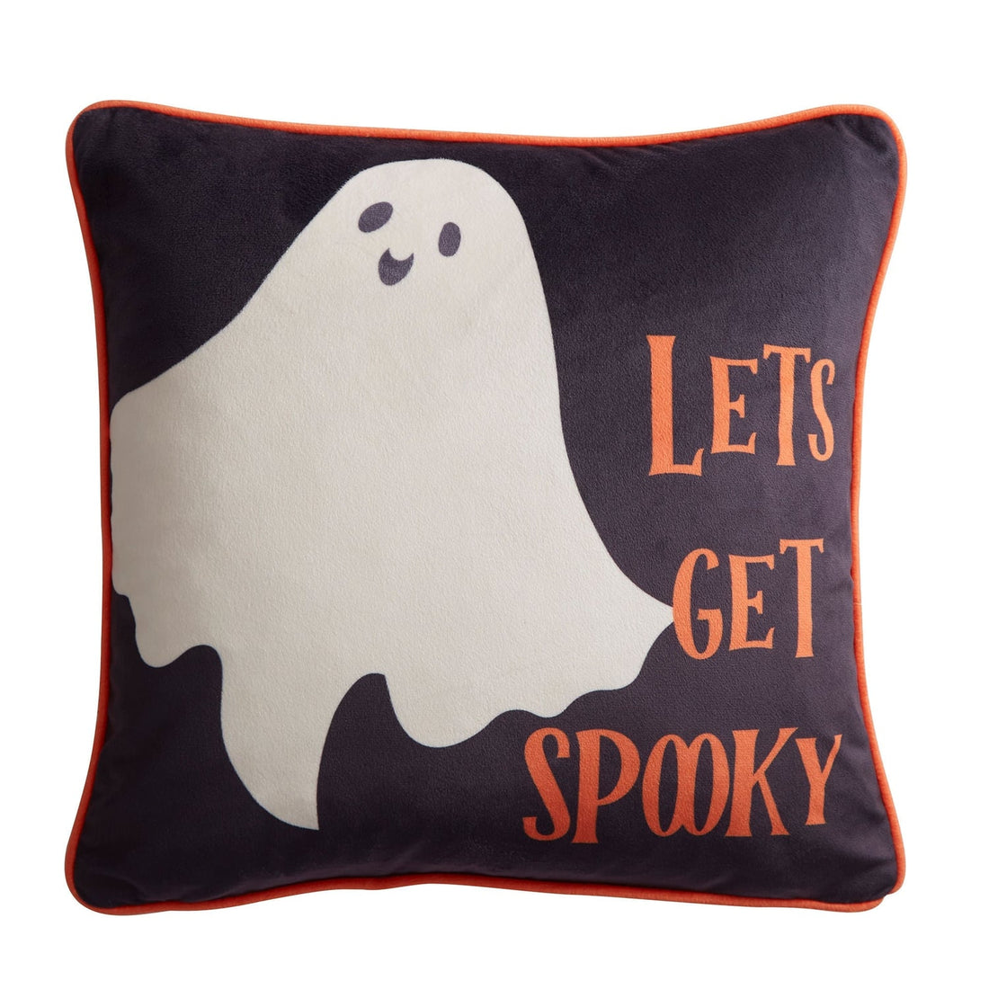 Spooky Ghosts Halloween Velvet Cushion Cover