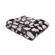 Spooky Ghosts Grey Halloween Cosy Throw
