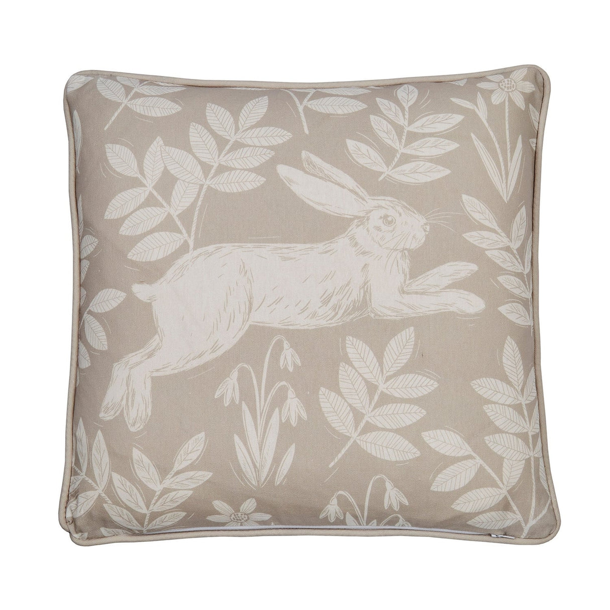Spring Rabbit Outdoor Duck Egg 100% Cotton Cushion Cover 43cm x 43cm - Spring Rabbit Outdoor Cushion In Duck Egg 43 X 43Cm 3