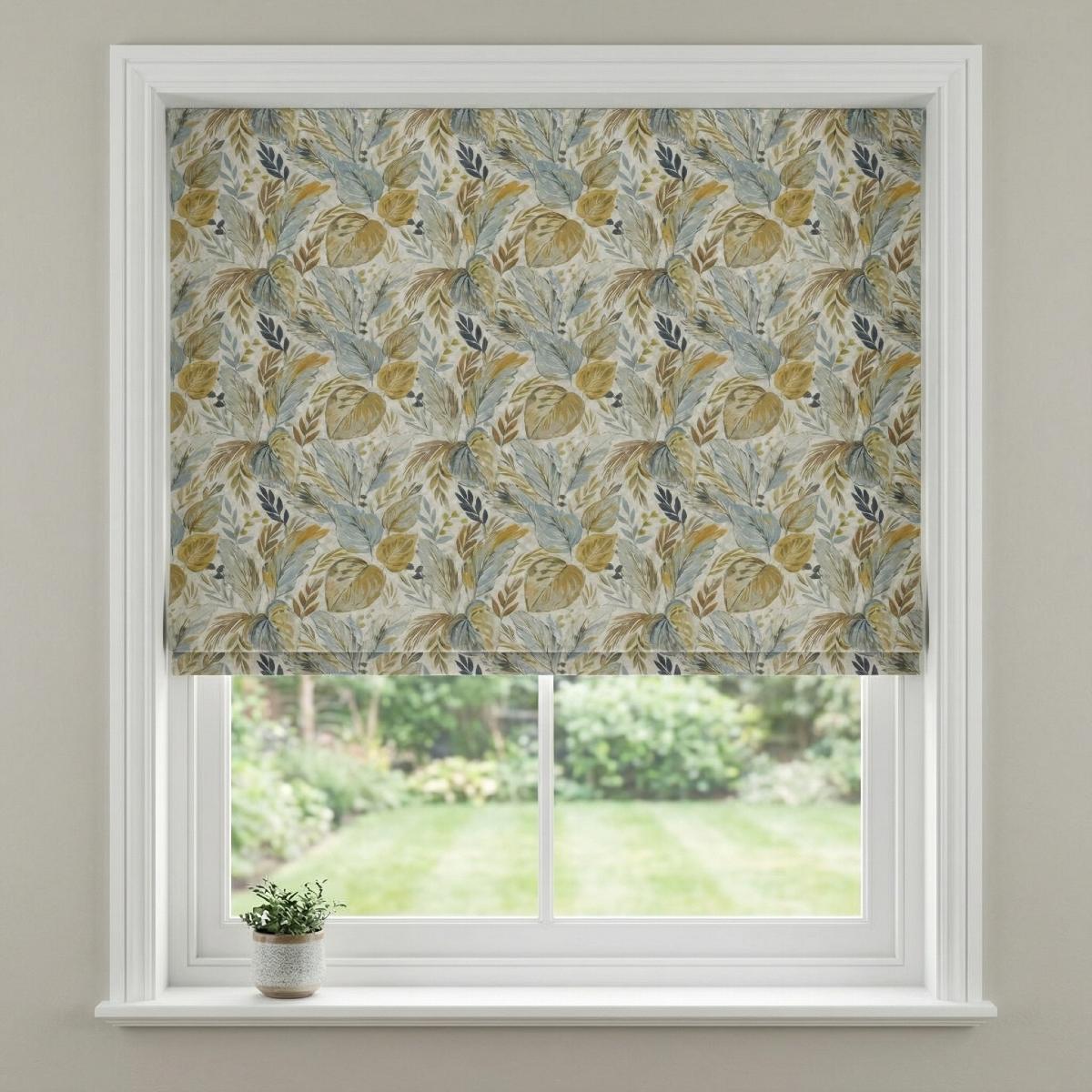 St ­Barts Made to Measure Roman Blind Linen