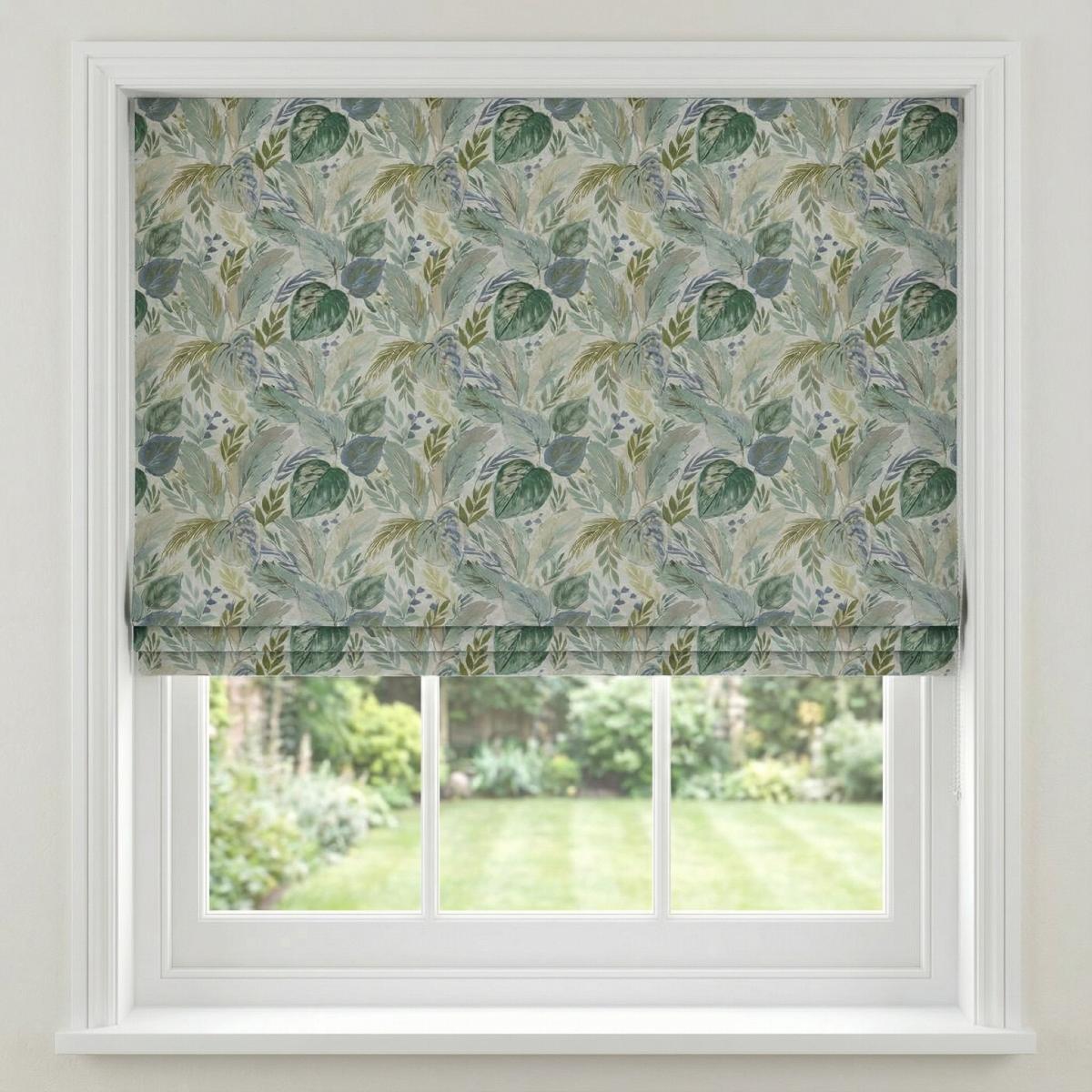 St ­Barts Made to Measure Roman Blind Seafoam