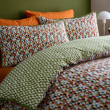 Star Geo 100% Cotton Geometric Duvet Cover Set Natural - Star Geo Duvet Cover Set In Natural 2
